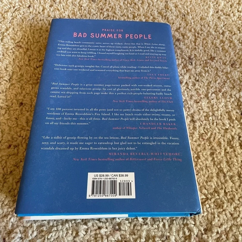 Bad Summer People by Emma Rosenblum (Hardcover)